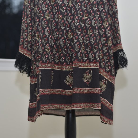 Free People boho lace back dress - Picture 4 of 14